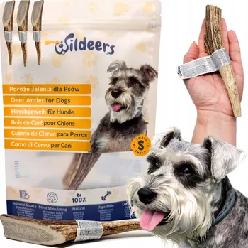 Pamlsek pro psa Přírodní žvýkací kosti easy z paroží jelena ušlechtilého pro malé psy – ZDRAVÉ