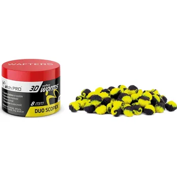 Boilies MatchPRO NÁSTRAHA TOP WORMS WAFTERS DUO SCOPEX 8 mm 20 g
