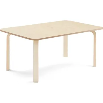 Psací stůl Stůl ELTON, 1200x800x530 mm, bříza, akustické linoleum, béžová