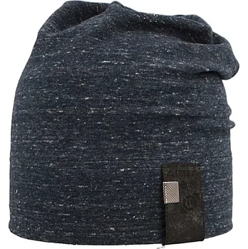 Čepice tmavě šedá bavlněná čepice dlouhá dívčí RDX 0617 velikost 54-56