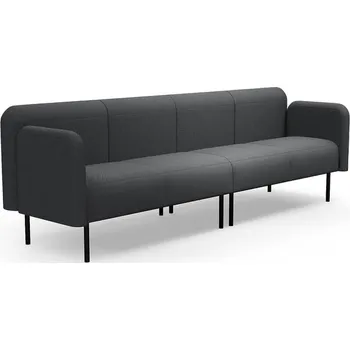 Pohovka Sedačka VARIETY, 4místná, potahová látka Blues CSII, antracitová