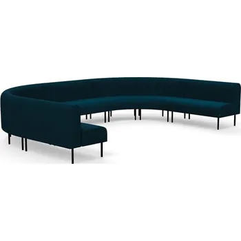 Pohovka Sedačka VARIETY, tvar U, potahová látka Blues CSII, petrolejová