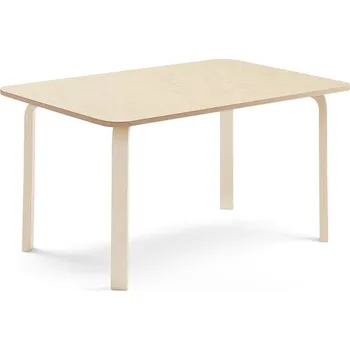 Zahradní stůl Stůl ELTON, 1400x700x640 mm, bříza, akustické linoleum, béžová