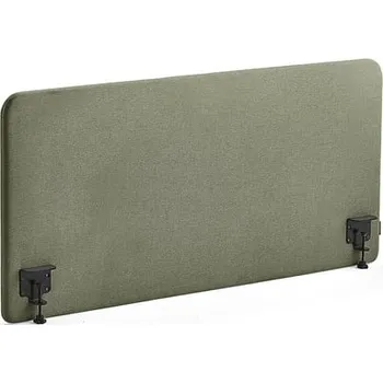 Paraván Stolový paraván ZONE, černé svorky, 1400X650x36 mm, potah Rivet, zelenomodrá