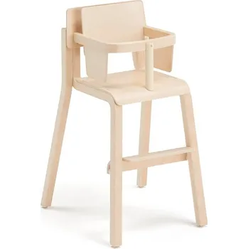 Jídelní židle Vysoká dětská židle DANTE, se zábranou, výška 500 mm, bříza