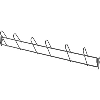 Věšák Věšák na boty a rukavice k šatní stěně TRÅD, 900 mm, tmavě šedá