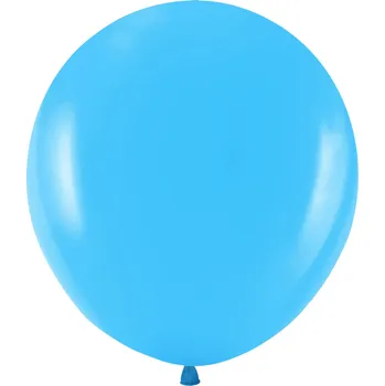 Balónek Balónky MODRÉ 45cm VELKÉ k narozeninám svatba svatební hostina na girlandy sada 2ks