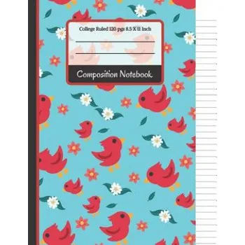 Cizojazyčná kniha Composition Notebook: Pretty Floral and Bloom College Ruled Back to School Notebook for Girls, Kids, School, Students and Teachers (Creative School Co)(Brožovaná)