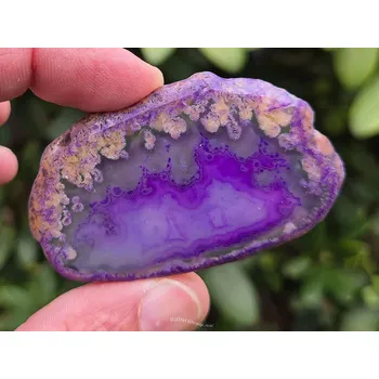 Přírodní kámen Achátový mini plátek Brazílie 22g