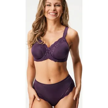 Dámské spodní prádlo Kalhotky Ladyform soft Maxi tmavě fialové 00EH - Triumph Velikost: 40