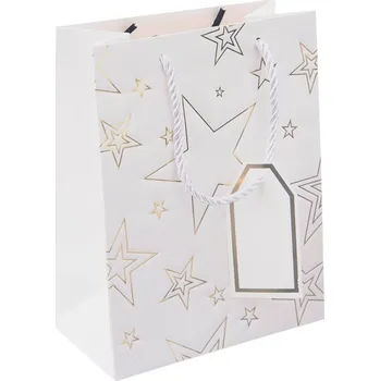 Dárková taška hvězda 18x10x23 cm