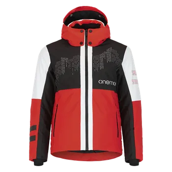 ONEMORE 121 - LIGHT INSULATED SKI JACKET "OLIMPIC" MAN BLACK/BACIO/WHITE Velikost: XL