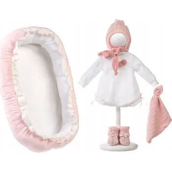 Doplněk pro panenku Llorens M740-88 obleček pro panenku miminko NEW BORN velikosti 40–42 cm s doplňky
