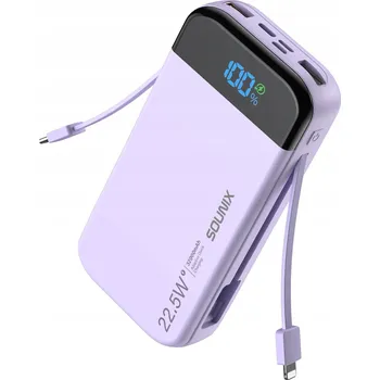Powerbanka Powerbank SOUNIX 30000 mAh fialový