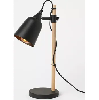 Lampička Stolní lampa Wood Like černá, 48,5x12x14 cm