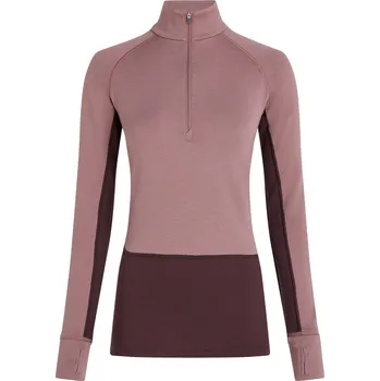 Dámská funkční mikina Icebreaker ZoneKnit™ 260 LS Half Zip Velikost: M / Barva: růžová