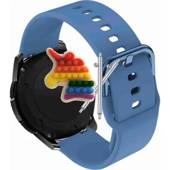 Pouzdro na mobilní telefon Řemínek Řemínek pro am pm PS227, Silikonový Modrý Smyčka, nastavitelný