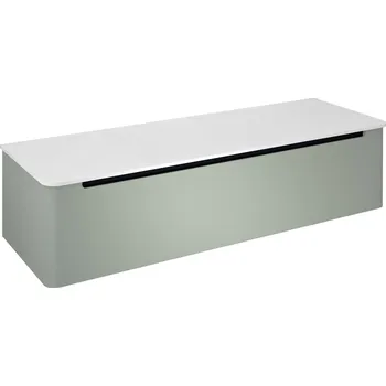 Koupelnový nábytek SAPHO KERALA umyvadlová skříňka 140x35x47,5cm, 1x zásuvka, verde