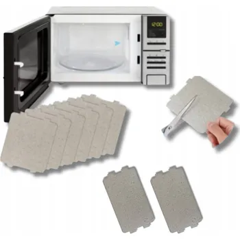 Mikrovlnná trouba Mikowa Plytka Do Mikrofalowki Mica Deska slídy do mikrovlnné trouby 116x64mm 2 kusy