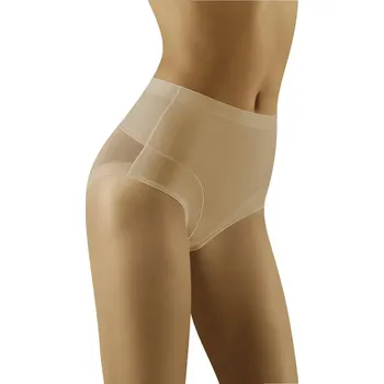 Dámské spodní prádlo Dámské stahovací kalhotky Uniqa Béžová - Wolbar Barva: béžová, Velikost: S