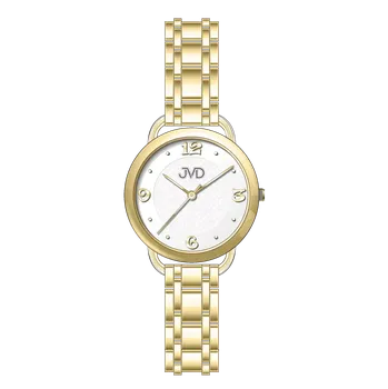 JVD Dámské zlacené ocelové přehledné hodinky JVD J4201.2 ( )