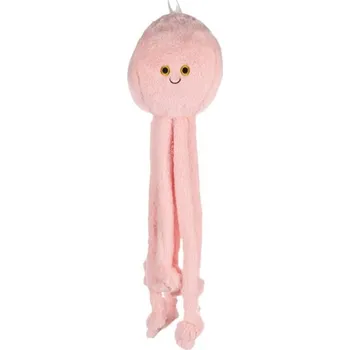 Hračka pro psa Hračka plyš chobotnice Paulo flamingo 47cm