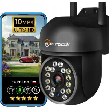 IP kamera EXTERNÍ IP WIFI KAMERA OTOČNÁ 10MP 4K ULTRA HD MIKROFON SLEDOVÁNÍ ZOOM