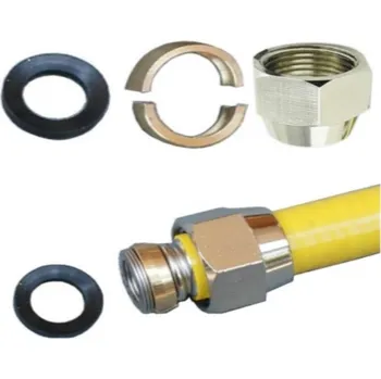 Instalatérský materiál Melfin GD023 Převlečná matice DN16 na plyn vč. kroužku a těsnění