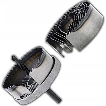 Vrták DĚROVAČKY NA DŘEVO KALENÉ ZUBY 26 – 63 MM VÝŠKA 25 MM SADA 7 KUSŮ