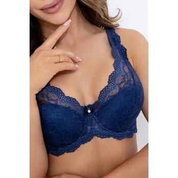 Podprsenka Push-up podprsenka Biggi Alexis Tmavě modrá 80D