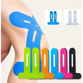 Tejpovací páska Kineziologická tejpovací páska na koleno a tělo – 5 ks Podpora svalů a kloubů