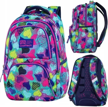 Školní batoh Školní batoh jednokomorový CoolPack modrý, růžový, vícebarevný, zelený 27 l