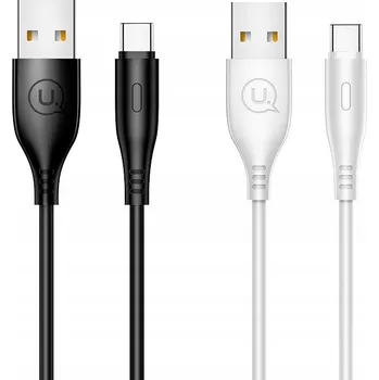 Datový kabel Kabel Usams USB - USB typ C 1 m černý