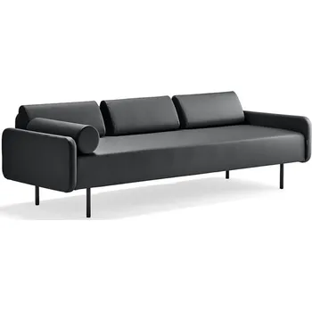 Pohovka Pohovka TRENDY, 3místná, umělá kůže, antracitově šedá