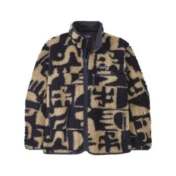 Pánská softshellová bunda Patagonia Natural Blend Retro Cardigan Mother Tree: Oar Tan béžová S