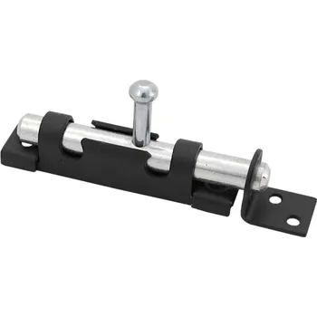 pant Zástrč na bránu/dveře DXL 7 cm - černo-stříbrná