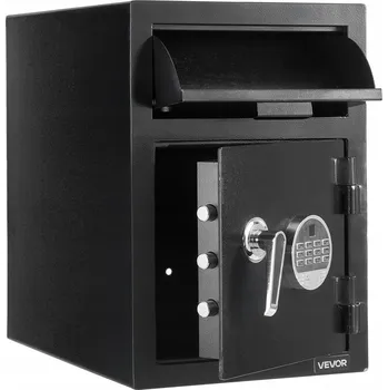 Trezor VEVOR Vhazovací trezor se 2 úrovněmi 50,8x35,5x50,8 cm s velkým předním otvorem