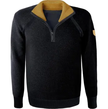 Pánský svetr EGLOO MERINO WARM svetr SKJOLD, černá Velikost: 3XL