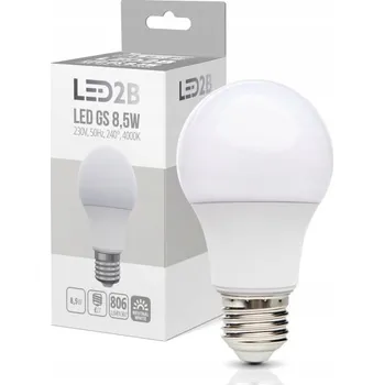 Žárovka KOBI LED2B LED Žárovka Energeticky Úsporná E27 8,5W Neutrální Bílá 4000K 806lm