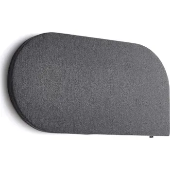 Paraván Akustický panel POLY, kapka, 600x1200x56 mm, nástěnný, tmavě šedá