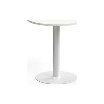 Jídelní stůl Stůl ALVA, Ø700x720 mm, upevnitelný, vysokotlaký laminát, bílá