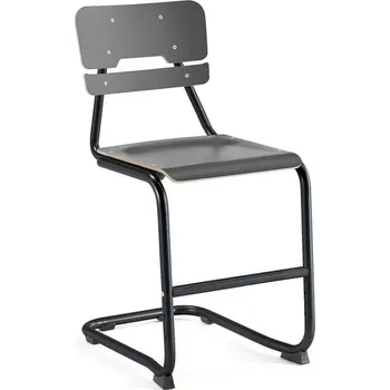 Školní židle LEGERE I, výška 500 mm, antracitově šedá, antracitově šedá