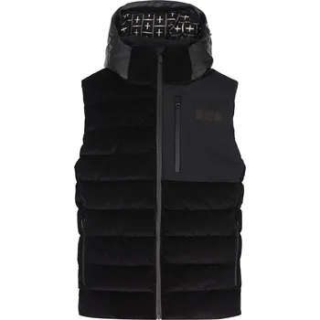 Pánská vesta ONEMORE 511 - ECO-DOWN HOODY CORDUROY VEST MAN BLACK/BLACK/BLACK Velikost: XL
