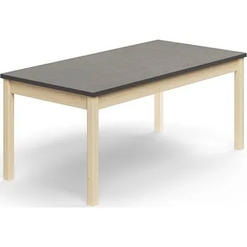 Psací stůl Stůl DECIBEL, 1400x700x590 mm, akustické linoleum, bříza/tmavě šedá