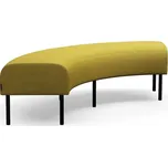 Modulární lavice VARIETY, rohová 90°, potah Blues CSII, zlatá