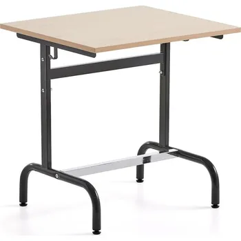 Zahradní lavice Školní lavice 180, HPL, antracitově šedá/bříza