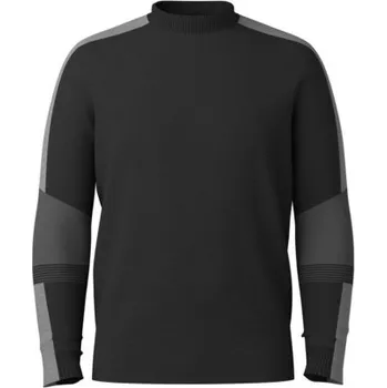 Pánský svetr Smartwool M Alpine Crew Intraknit Max BL, Black - pánský svetr XL + Doprava zdarma