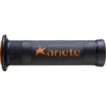 Motodoplněk ARIETE Gripy na silniční kolo ARIRAM s otvorem (120 mm) Černé a oranžové