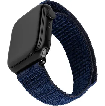 Řemínek na hodinky Nylonový řemínek FIXED Nylon Sporty Strap pro Apple Watch 38/40/41mm, tmavě modrý