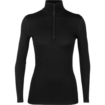 Dámská funkční mikina Icebreaker W 200 Oasis LS Half Zip Velikost: M / Barva: černá